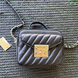 Michael Kors Small Rose Top Handle Leather Satchel